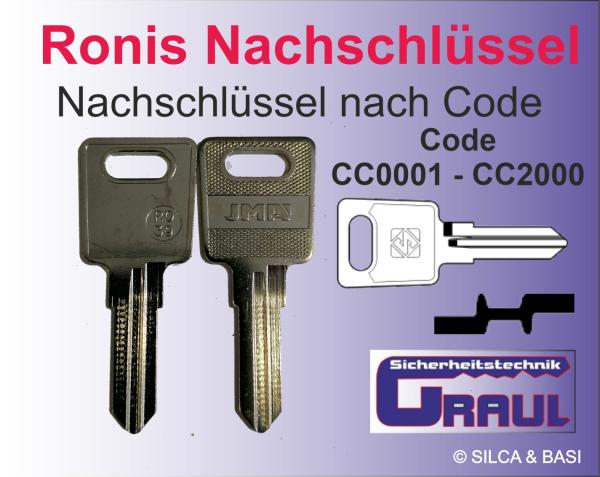 Ronis Nachschlüssel RO-39 nach Code